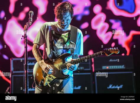 John Frusciante Guitar Red Hot Chili Peppers Live In Buenos Aires Argentina Stock Photo Alamy