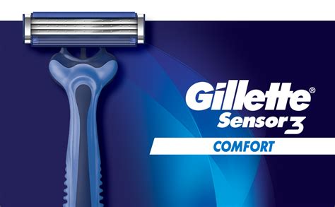 Amazon Gillette Sensor3 Comfort Disposable Razors For Men 12