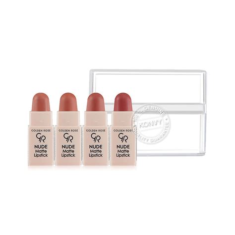 Golden Rose Nude Matte Lipstick Mini Set