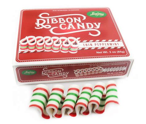 Peppermint Ribbon Candy Box - 6 Count