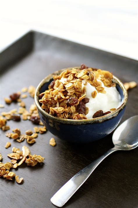 Maple Almond Granola The Curvy Carrot