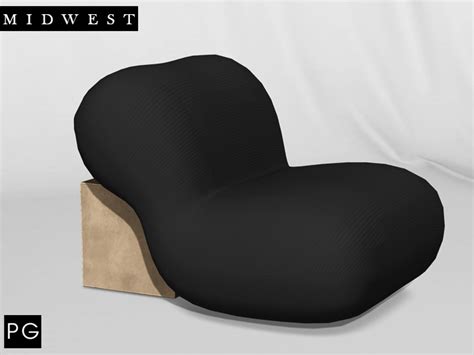Second Life Marketplace Midwest Coast Armchair Black Pg
