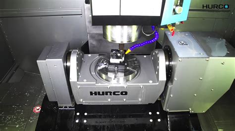 Hurco 5 Axis Vmc Model Vmx30ui Machining Bone Plate Youtube