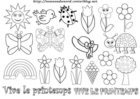 Coloriage Printemps