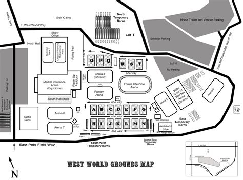 West World Of Scottsdale Arizona Map