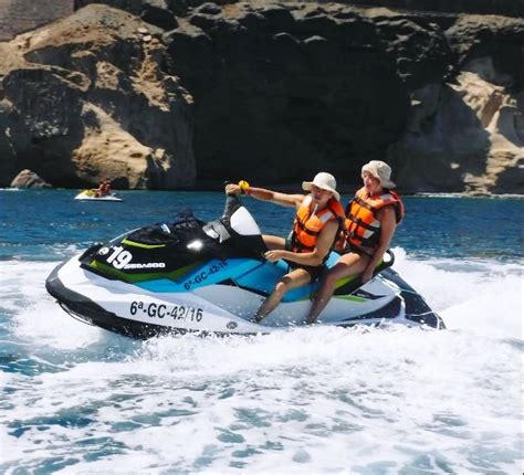 Jet Boat Jet Ski Parasailing Combo Tour Aqs Love Gran Canaria