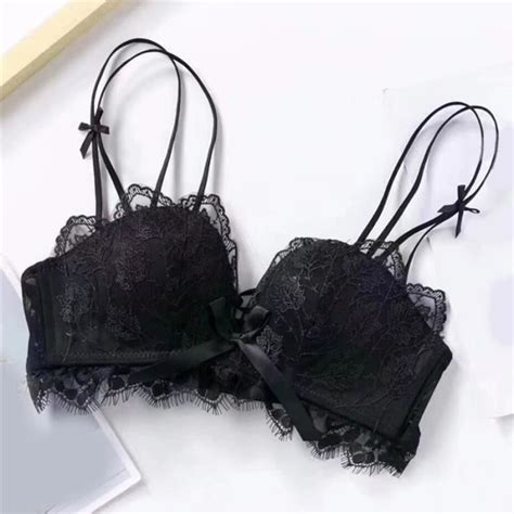 Soutien gorge Soutien gorge push up en dentelle pour femmes sous vêtements sexy lingerie brodée