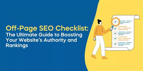 Off Page SEO Checklist The Ultimate Guide To Boosting Your Website S