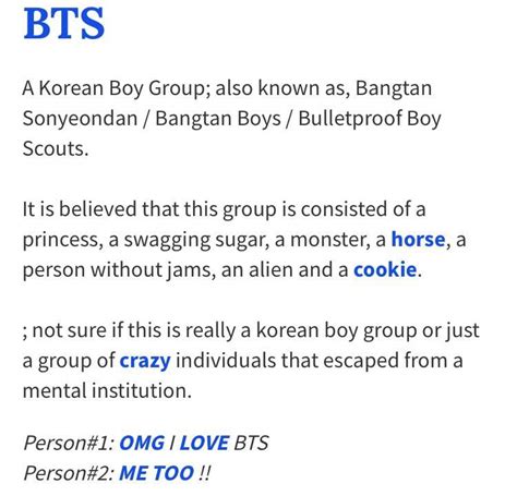 BTS MEANING - URBAN DICTIONARY STYLE | ARMY's Amino