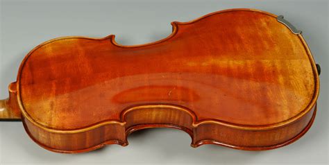 Lot 685 John Juzek Labeled Violin With Bow And Case Case Auctions