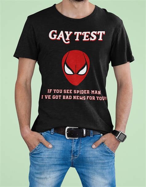 Gay Test If You See Spider Ive Got Bad News For You PNG SVG Etsy