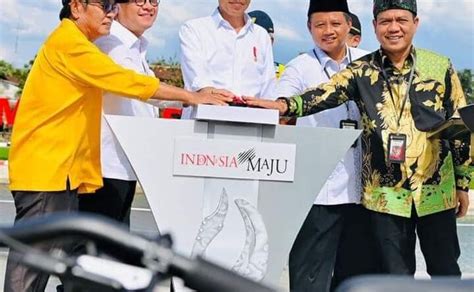 Presiden Resmikan Sejumlah Proyek Infrastruktur Pengendali Banjir Di