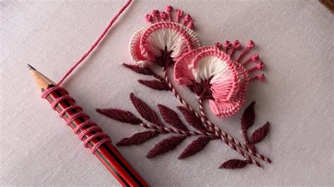 Splendid flower design|hand embroidery|embroidery designs|embroidery ...