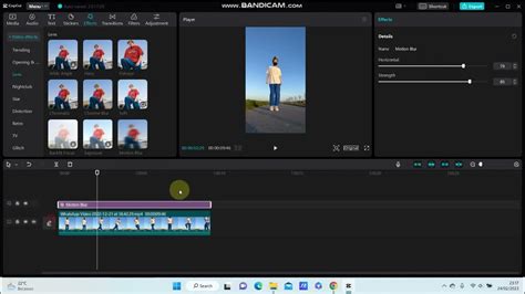 Cara Menambahkan Efek Motion Blur Di Capcut Pc Capcut Pc Tutorial