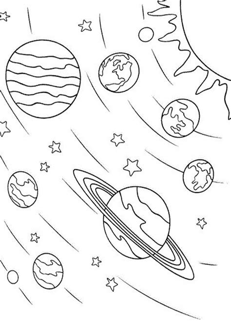 Coloring Pages For Space