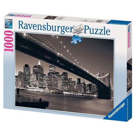 Puzzle 1000 pièces Pont de Brooklyn Manhattan Ravensburger Rue