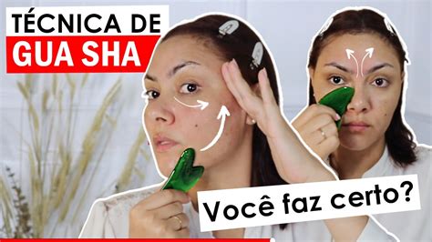 Como Fazer Massagem Facial Gua Sha Para Afinar O Rosto Passo A Paso Massagemfacial