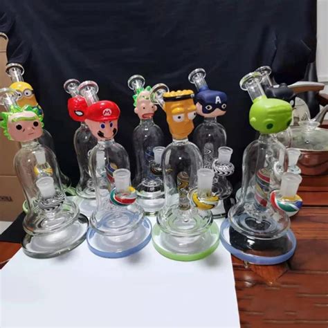 Super Vortex Glass DAB Rig Hookahs Tornado Cyclone Recyclers Tube Water