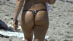Short Latina In Thong On South Beach Porn Pic