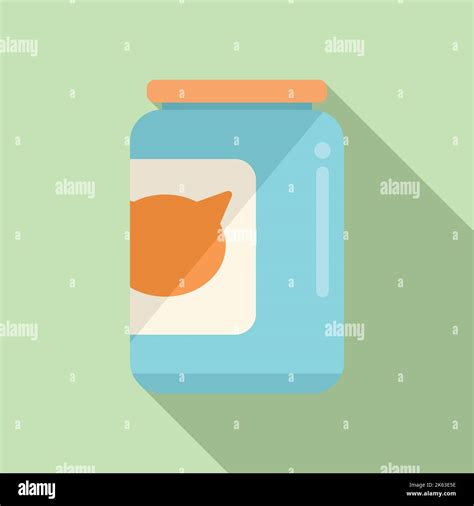 Pet Cat Food Box With Fish Product Icon Hi Res Stock Photography And