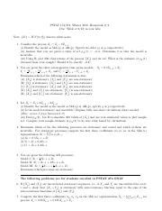 Hw2 Pdf PSTAT 174 274 Winter 2018 Homework 2 Due Week Of 2 12 In