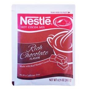 Nestle Rich Chocolate Flavor Hot Cocoa Mix Packet Travel Size Miniature Products Superstore