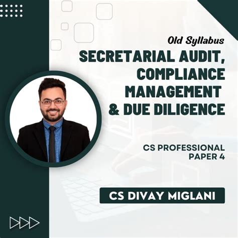 Secretarial Audit Compliance Management And Due Diligence CS