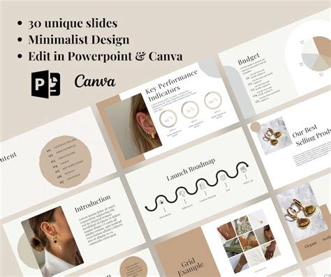 Minimalist Powerpoint Slide Template Digital Download PPT Slideshow ...