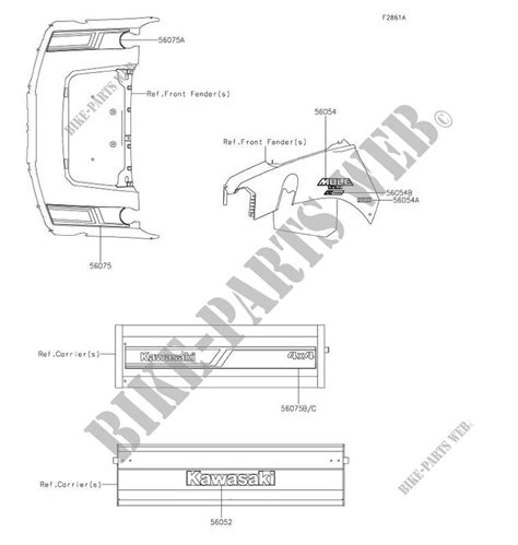 Autocollant Bleu Pour Kawasaki Mule Sx X Kawasaki Catalogue