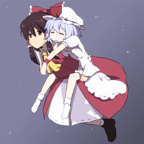 Reimu Hakurei Hakurei Reimu Reimu Remilia Scarlet Anime 