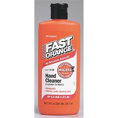 Permatex 7 5 Oz Fast Orange Hand Cleaner With Pumice 25108 Best Buy