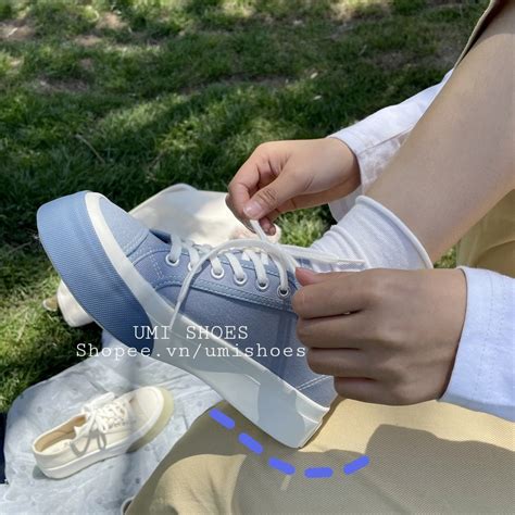 S N Nowship Gi Y Th Thao N V I Canvas B Ng B Nh M Cao Cm Hot M I Ulzzang Retro M U En