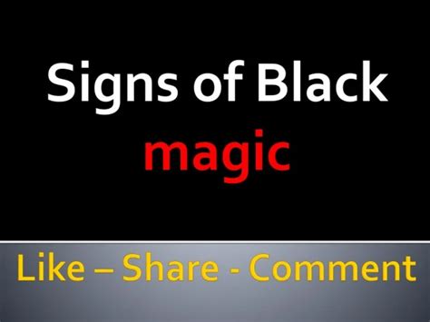 Ppt What Are The Symptoms And Remedies Of Black Magic Powerpoint