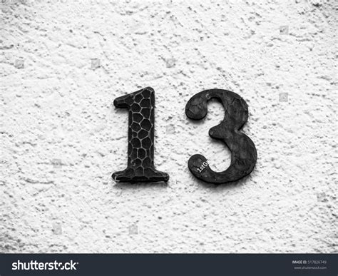 Number 13 On House Wall Stock Photo 517826749 | Shutterstock