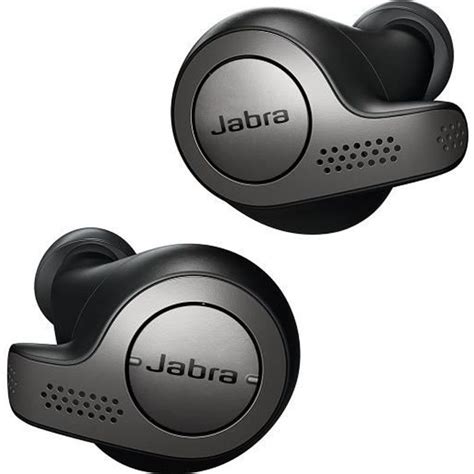 Jabra Elite T Titane Noir Couteurs De Remplacement Sans Tui De