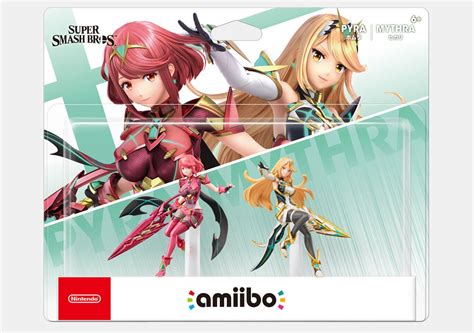 Pyra + Mythra 2-pack amiibo out in July, Noah and Mio figures announced