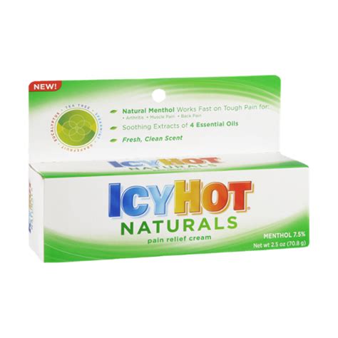 Icy Hot Naturals Pain Relief Cream Reviews
