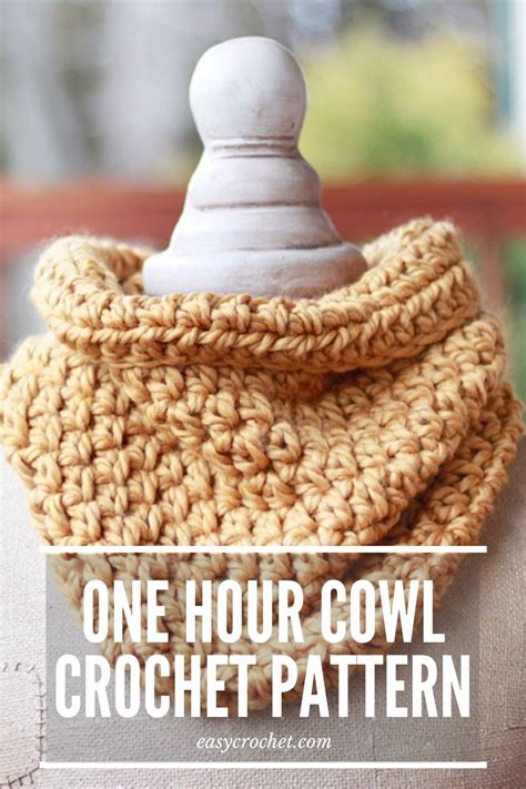 Free Crochet Pattern For A Chunky Cowl Easy Crochet Artofit