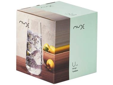 MIRAGE Set Di Quattro Bicchieri In Cristallo Per Long Drink By NUDE