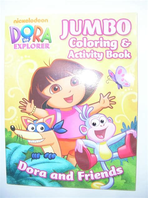 Dora The Explorer Jumbo Coloring And Activity Book 9781615684519 Books