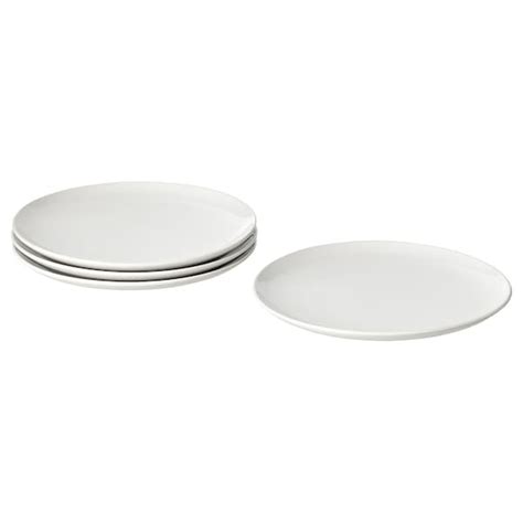 Godmiddag Plate White 10 Ikea