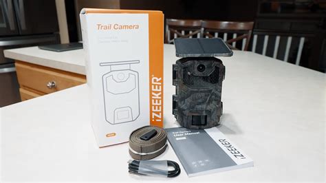 IZeeker IG220 Solar Trail Cam Review YouTube