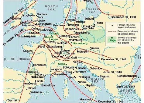 Como A Peste Negra Chegou Na Europa - O Mapa Da Peste Negra Na Europa Mapa Da Europa Com Paises