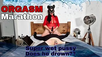 Femdom Facesitting Face Sitting Orgasm Vibrator Marathon Training Zero Miss Raven Wet Pussy FLR