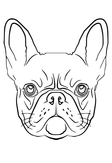 Free Printable French Bulldog Real Coloring Page Sheet And Picture For