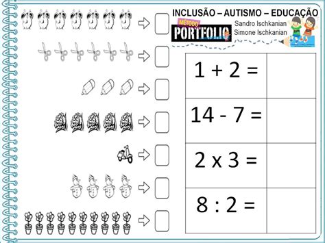 Inclusão Atividade De Matematica Para Autista - Inclusão Atividade De Matematica Para Autista - GITEDU