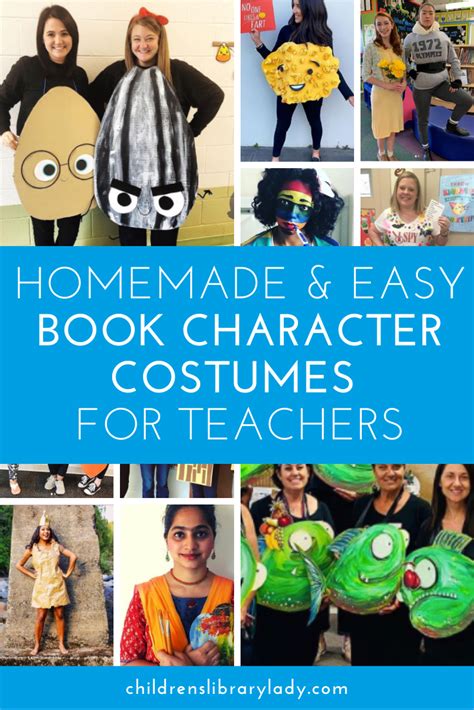 Bringing Books Alive Diy Book Character Costumes For Teachers