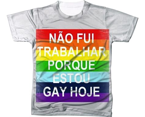 Camisa Camiseta Lgbt Gay Doen A Cura Estou Gay R Em Mercado Livre