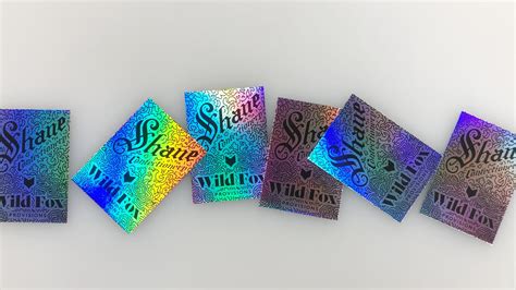 Holographic Cards for Shane Confectionery - Fireball Printing