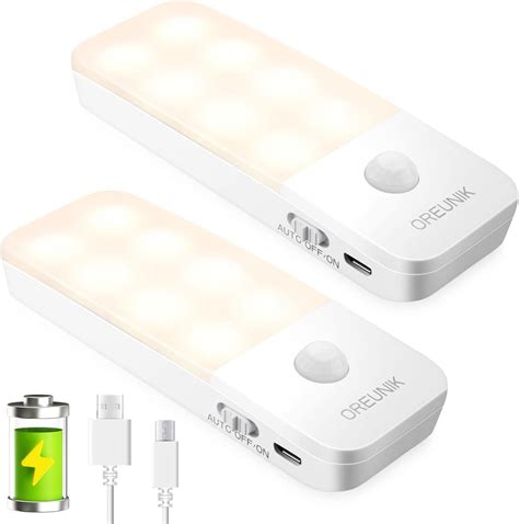 Veilleuse Led Veilleuse Rechargeable Veilleuse Detecteur De Mouvement